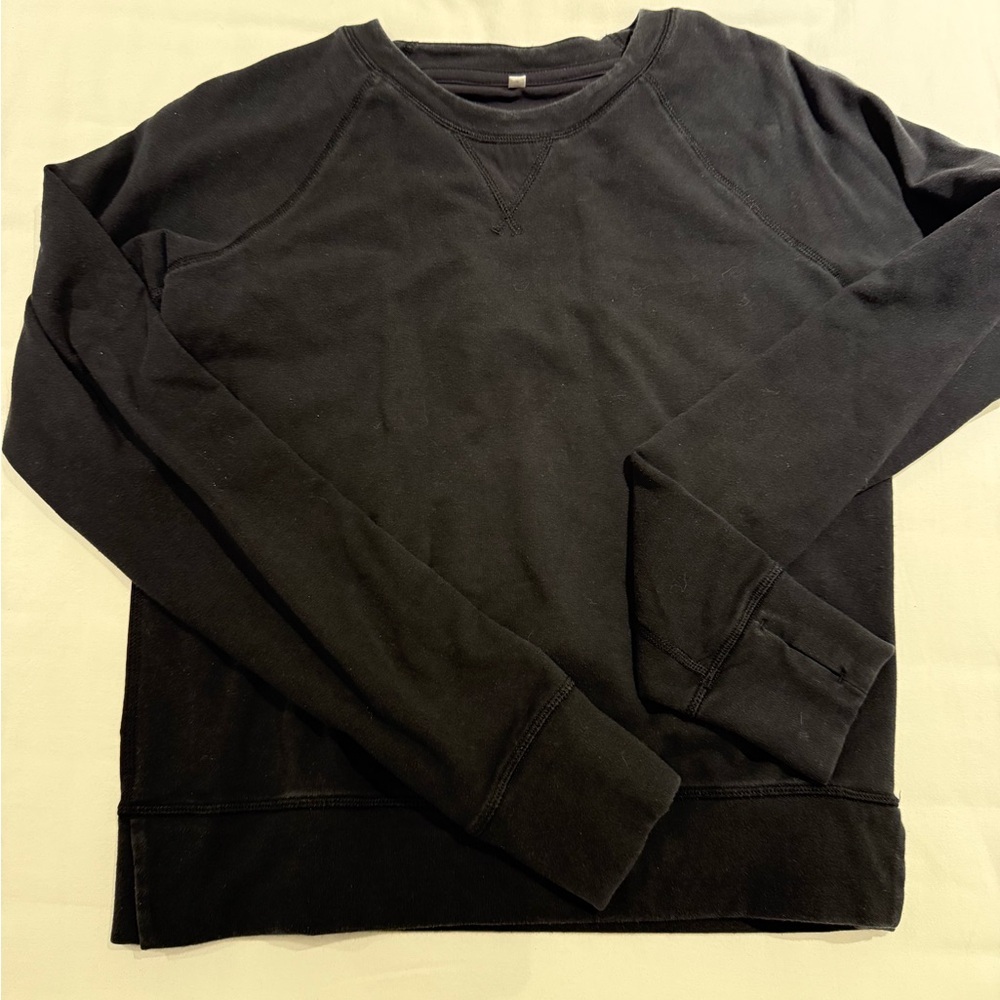 Lululemon Athletica Black crewneck Sweatshirt